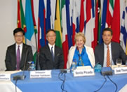 Embajadores Shinohara y Yoshikawa, Sra. Sonia Picado