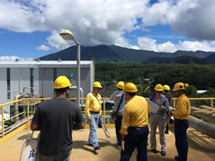 （ミラバージェス地熱発電所）