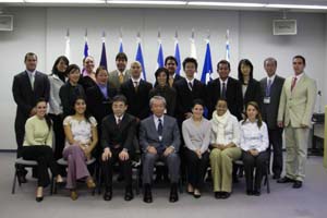 con compañeros del curso
