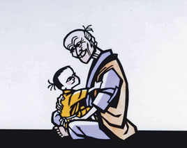 Ilustación del libro Mochi Mochi no ki