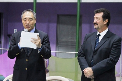 Embajador y el presidente de FCE