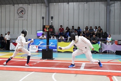 Juegos Nacionales en la pista donada
