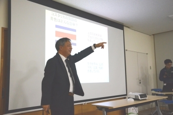 講演会の河本書記官