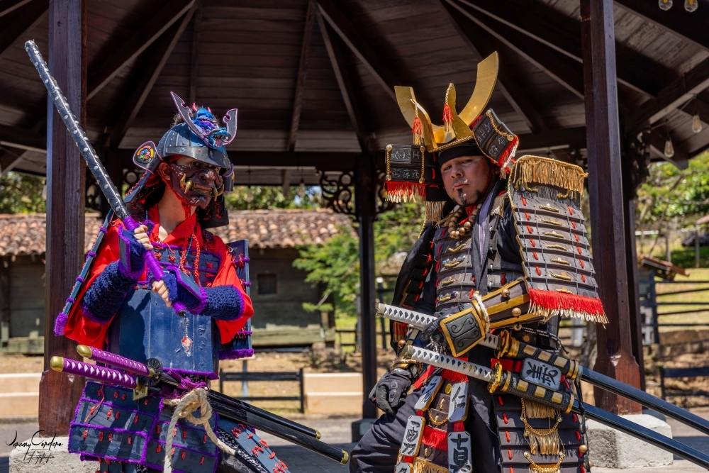 コスプレ大会に参加したコスプレイヤーたち