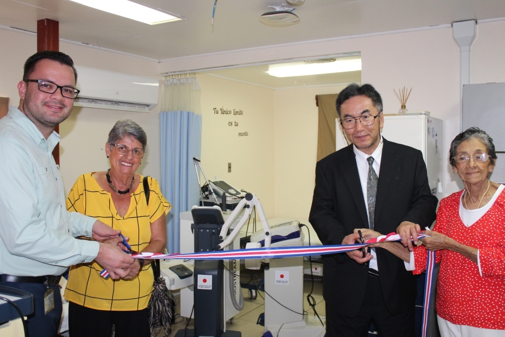 Embajada del Japón inaugura adquisición de equipos médicos en el Hospital de Golfito