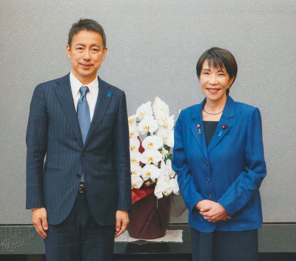 石橋大使と高市総理