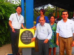 placa de agradecimiento