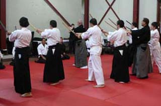 demostración de iaido